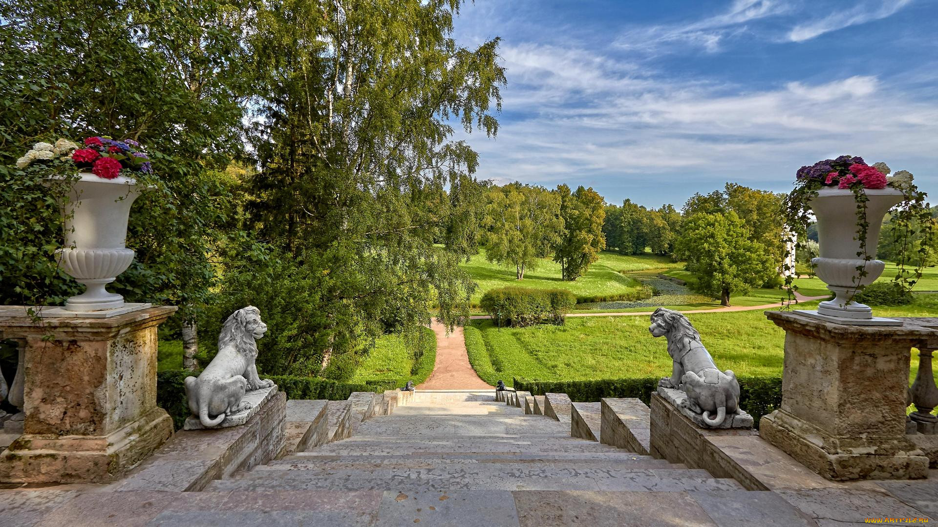 павловский парк в санкт петербурге